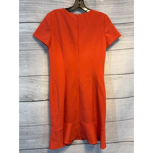 Ann Taylor Short Sleeve Ruffle Bottom Dress Size 4 - Picture 4 of 5